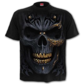 Spiral Direct T-Shirt Black Gold M031M101