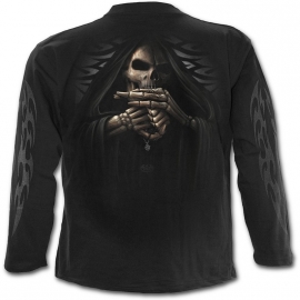 Spiral Direct Bone Finger T-Shirt Spiral Direct T-Shirt Gothique Manches Longues