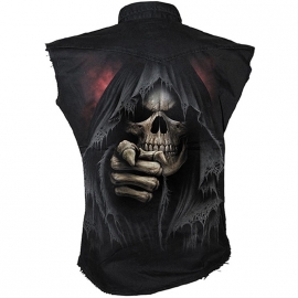 Chemise Gothique Spiral Direct Finger of Death TR348880