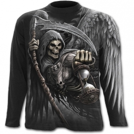Spiral Direct Death Angel Wrap T-Shirt Spiral Direct T-Shirt Gothique Manches Longues
