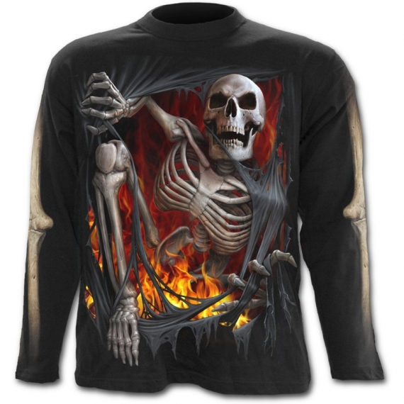 T-Shirt Gothique Manches Longues 