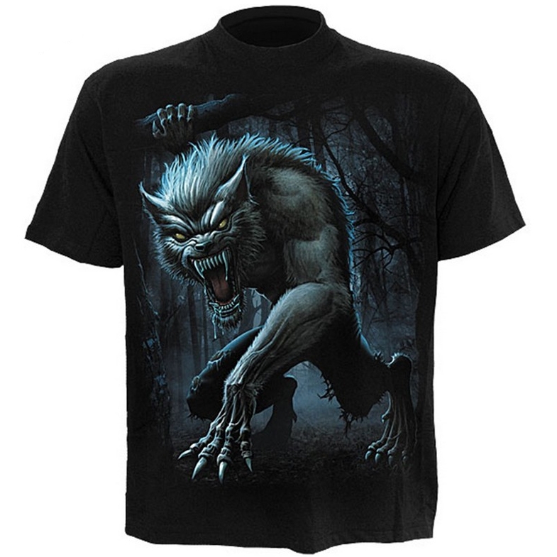 T-shirt Homme Spiral Direct Noir - Motif Crâne - Taille S - 100% Coton