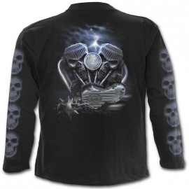 Spiral Direct Ride to Hell T-Shirt Spiral Direct T-Shirt Gothique Manches Longues