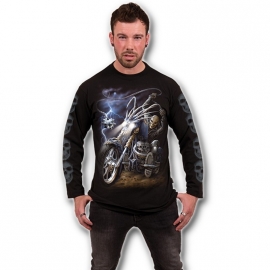 Spiral Direct Ride to Hell T-Shirt Spiral Direct T-Shirt Gothique Manches Longues