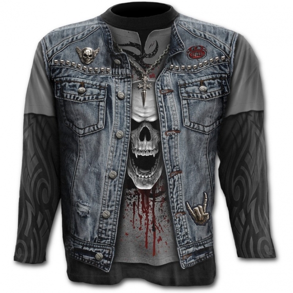 T-Shirt Gothique Manches Longues 