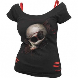 T-Shirt Spiral Direct Skull Shock - Spiral Direct WM122158