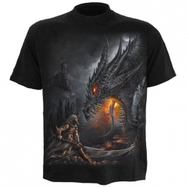 Spiral Direct WM126600 Dragon Slayer T-Shirt Gothique
