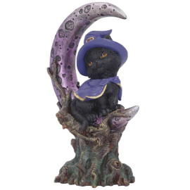 Statuette chat noir Grimalkin U5436T1