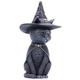 Figurine chat noir Purrah B5238S0