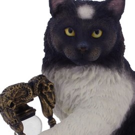 Statuette Chat Lisa Parker Time's up B2800G6