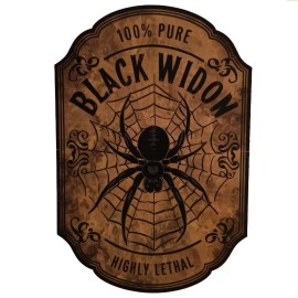 Sticker Gothique - Black Widon