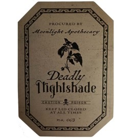 Sticker Gothique - Deadly Nightshade