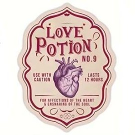 Sticker Gothique - Love Potion n&deg;9