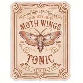 Sticker Gothique - Moth Wings Tonic