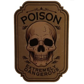 Sticker Gothique - Poison