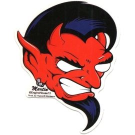 Sticker Devil's Head