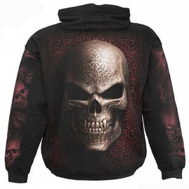 sweat gothique spiral direct goth skull