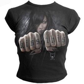 T-Shirt Gothique Kiss This