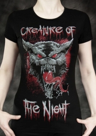 t-shirt gothique Creature of the Night