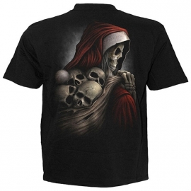 t-shirt gothique spiral direct the anti santa