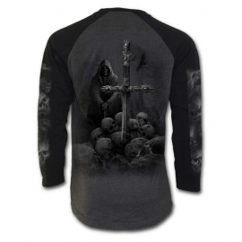 Spiral Direct Soul Searcher noir et gris T-Shirt Spiral Direct T-Shirt Gothique Manches Longues