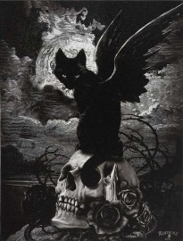 toile sur chassis gothique Alchemy Gothic Nine Lives of Poe