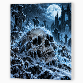 Toile sur Ch&acirc;ssis "Cr&acirc;ne" 003