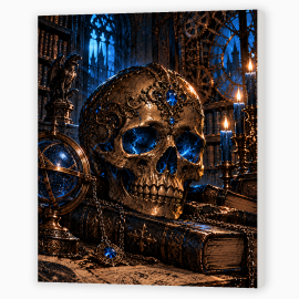 Toile sur Ch&acirc;ssis "Cr&acirc;ne" 006