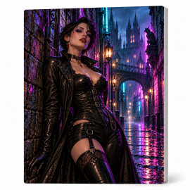 Toile sur Ch&acirc;ssis "Goth Comic Art" 004