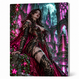 Toile sur Ch&acirc;ssis "Goth Comic Art" 006