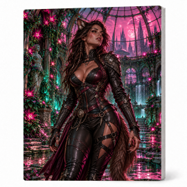 Toile sur Ch&acirc;ssis "Goth Comic Art" 012