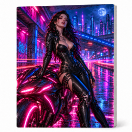 Toile sur Ch&acirc;ssis "Goth Comic Art" 014
