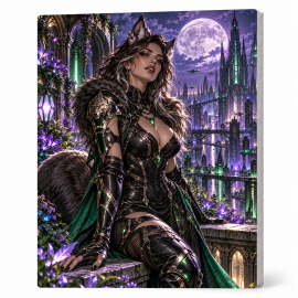 Toile sur Ch&acirc;ssis "Goth Comic Art" 027
