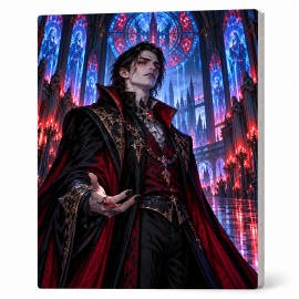 Toile sur Ch&acirc;ssis "Goth Comic Art" 028