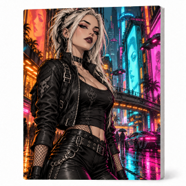 Toile sur Ch&acirc;ssis "Goth Comic Art" 035