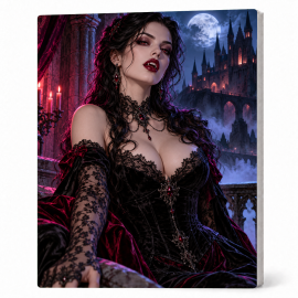 Toile sur Ch&acirc;ssis "Goth Comic Art" 040