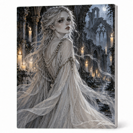 Toile sur Ch&acirc;ssis "Goth Comic Art" 042