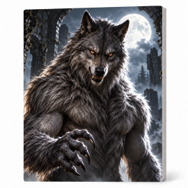 Toile sur Ch&acirc;ssis "Lycan" 003