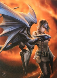 toile sur chassis gothique anne stokes Dragon Trainer