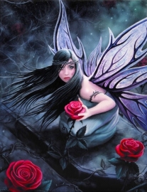 toile sur chassis gothique anne stokes Rose Fairy