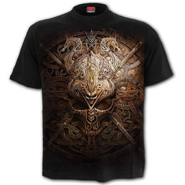 T-Shirt Spiral Direct Viking Shield - tshirt SPIRAL DIRECT L044M101